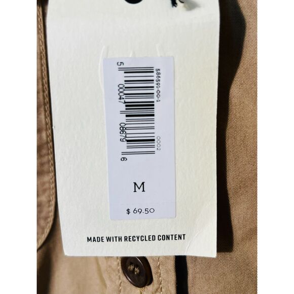 NWT Banana Republic Guide Heritage Khaki Tan Button Down Shirt Med $69 Gorpcore - Picture 7 of 12